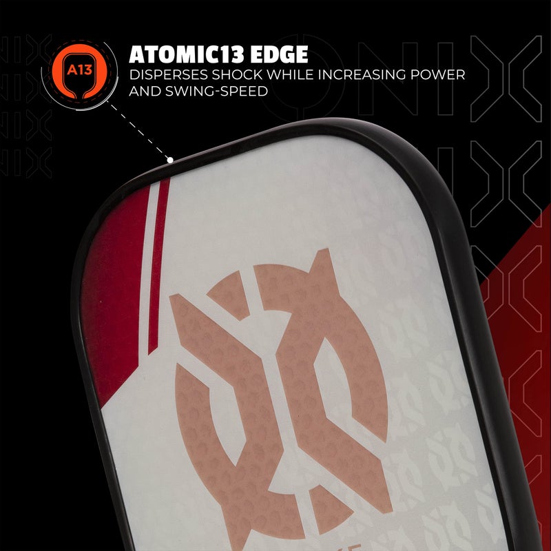 ONIX Evoke Premier Pickleball Paddle, Red, Medium - Image 4